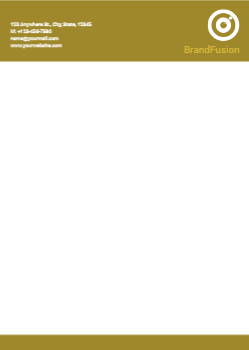 Marketing And Advertising Custom Letterhead Printing template preview 12