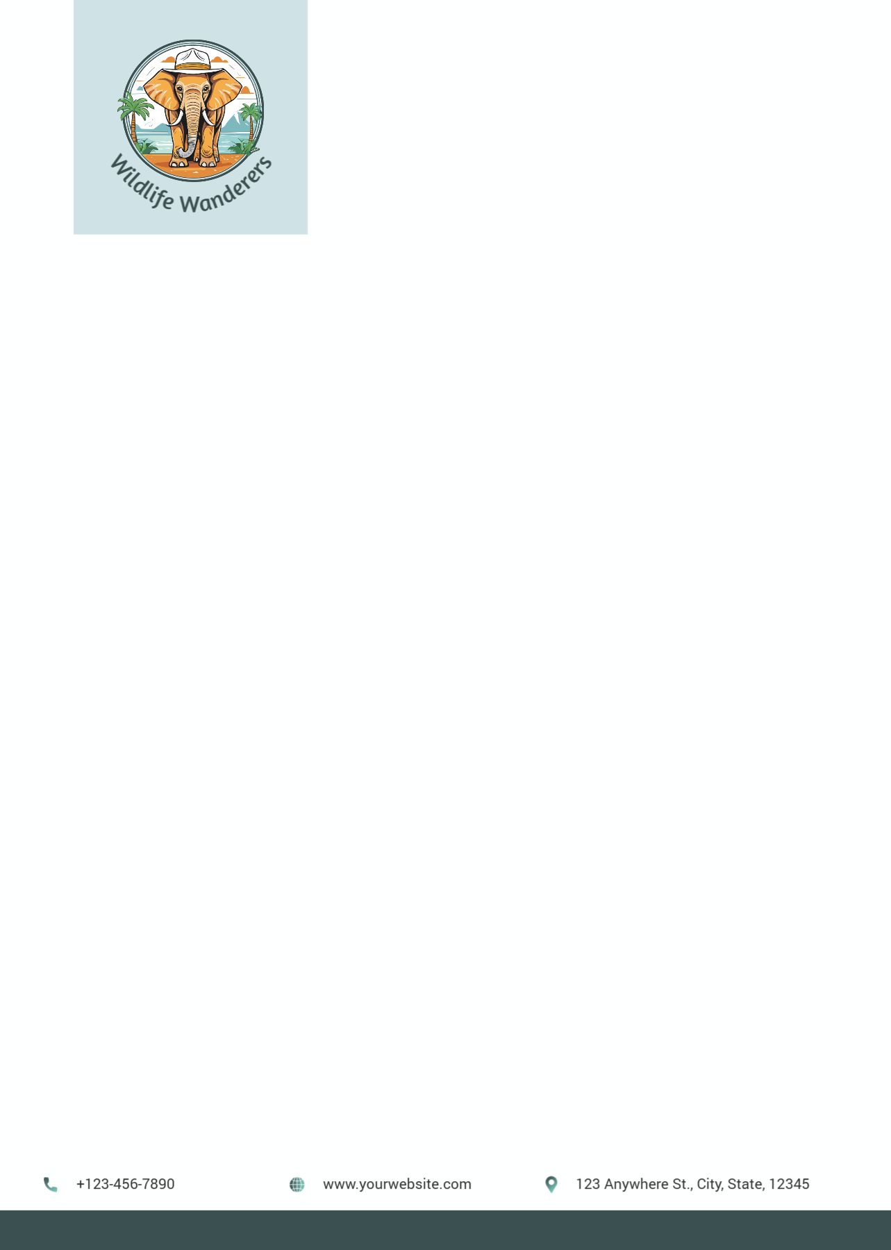 Animal Pets Custom Letterhead Printing template preview 24