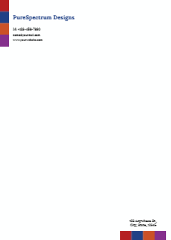 Finance Custom Letterhead Printing template preview 10