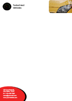 Automobile Custom Letterhead Printing template preview 2