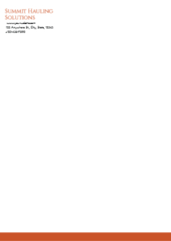 Clean Simple Custom Letterhead Printing template preview 1