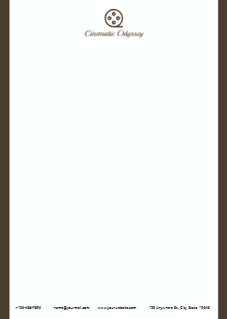 Music Dj Custom Letterhead Printing template preview 8