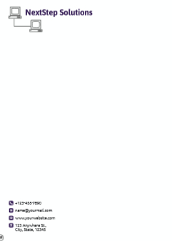 Computer Custom Letterhead Printing template preview 11