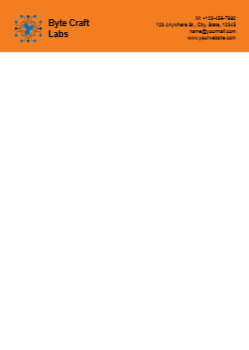 Basic Custom Letterhead Printing template preview 9