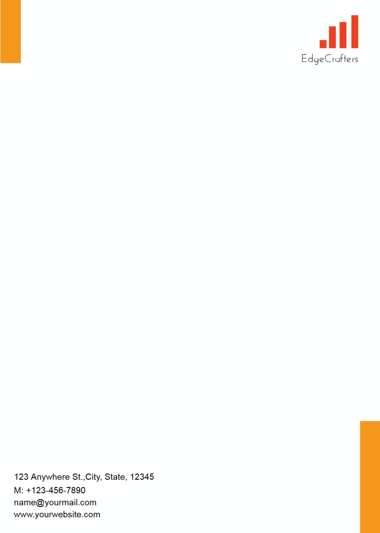 Marketing And Advertising Custom Letterhead Printing template preview 20