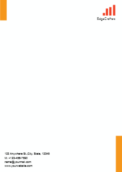 Marketing And Advertising Custom Letterhead Printing template preview 5