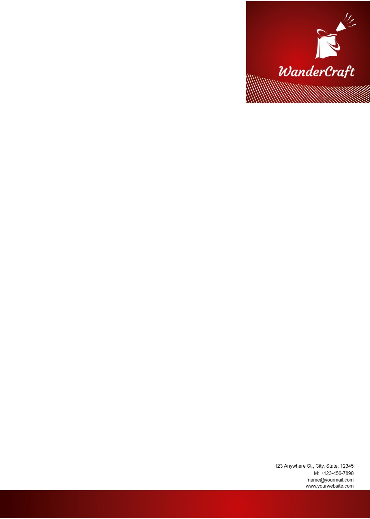 Retail Shop Stores Custom Letterhead Printing template preview 24