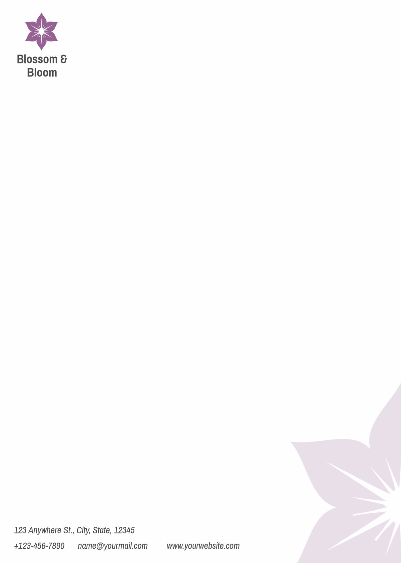 Clean Simple Custom Letterhead Printing template preview 19