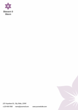 Clean Simple Custom Letterhead Printing template preview 4