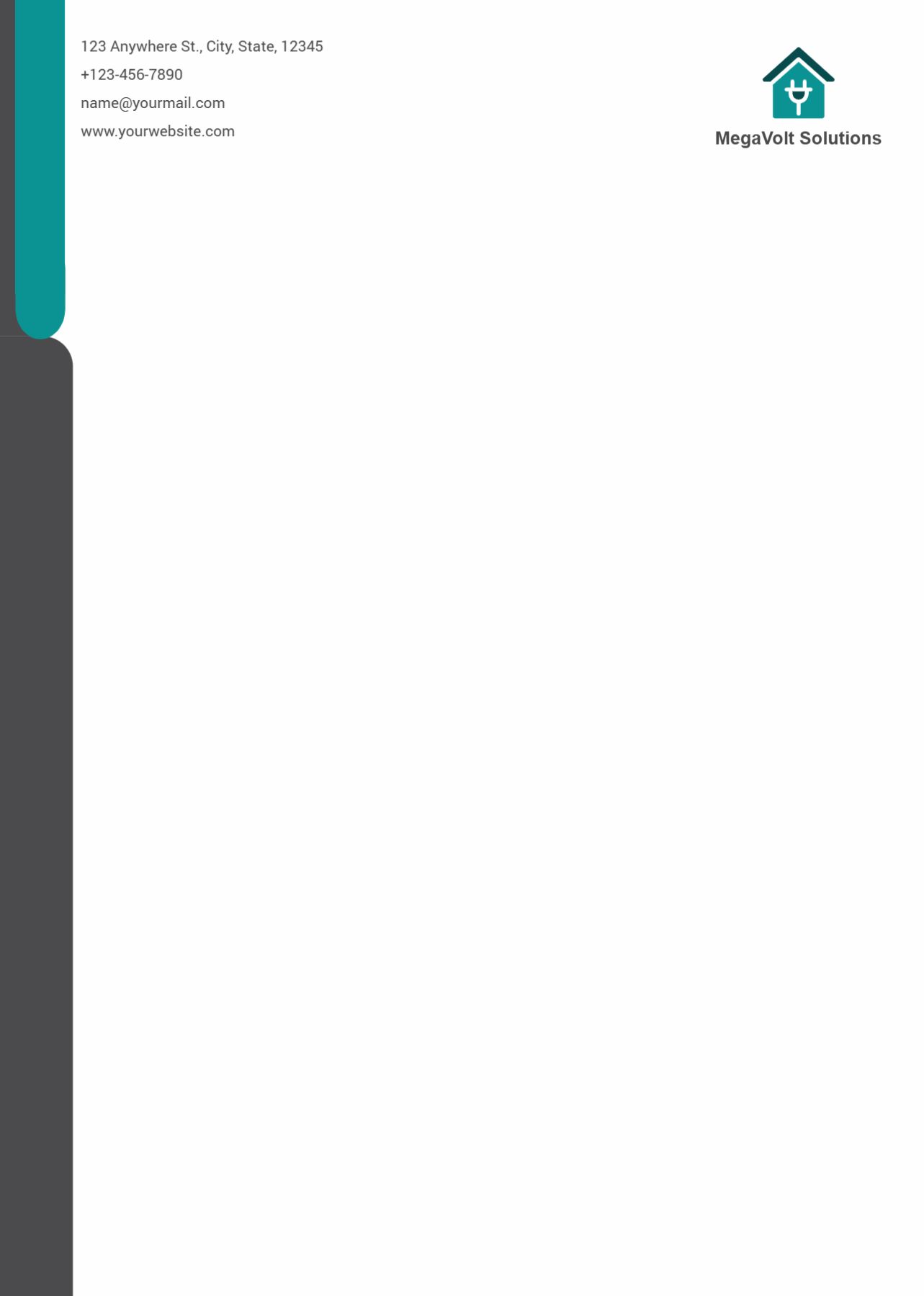 Communication Custom Letterhead Printing template preview 26