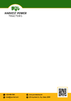 Agriculture Custom Letterhead Printing template preview 3