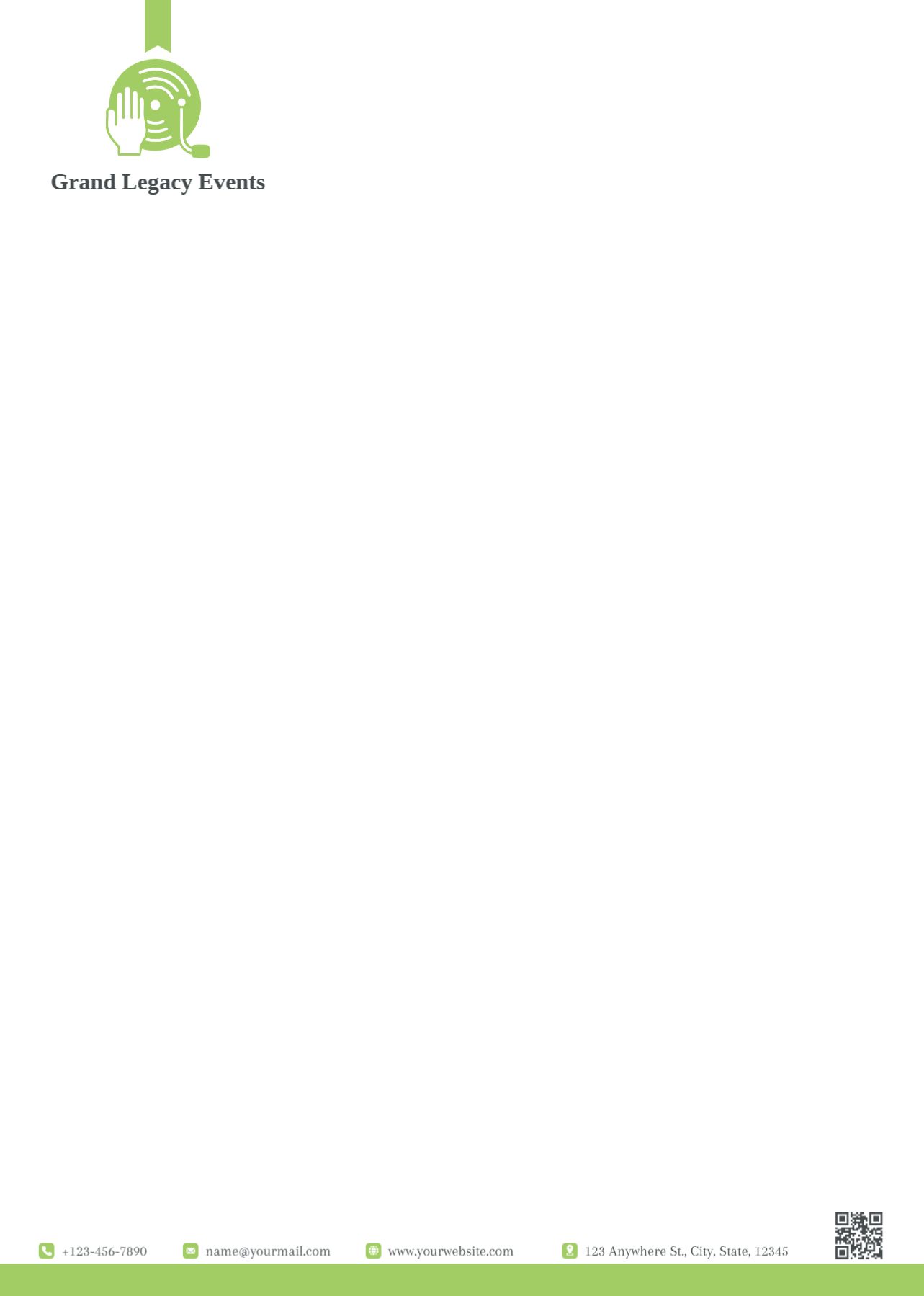 Entertainment Custom Letterhead Printing template preview 20