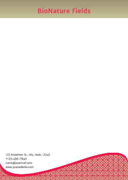 Flowers Custom Letterhead Printing template preview 7