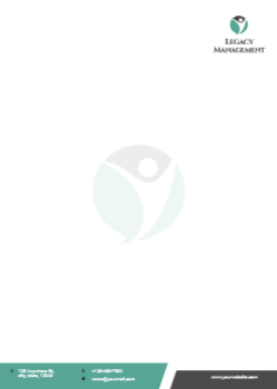 Management Custom Letterhead Printing template preview 13