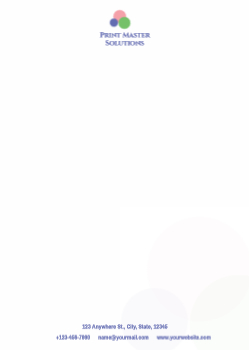 Business Services Custom Letterhead Printing template preview 4