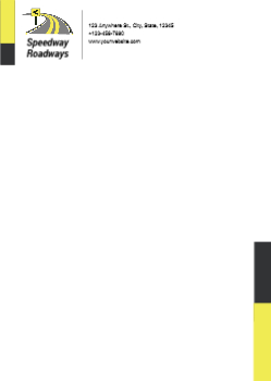 Transportation And Logistics Custom Letterhead Printing template preview 5