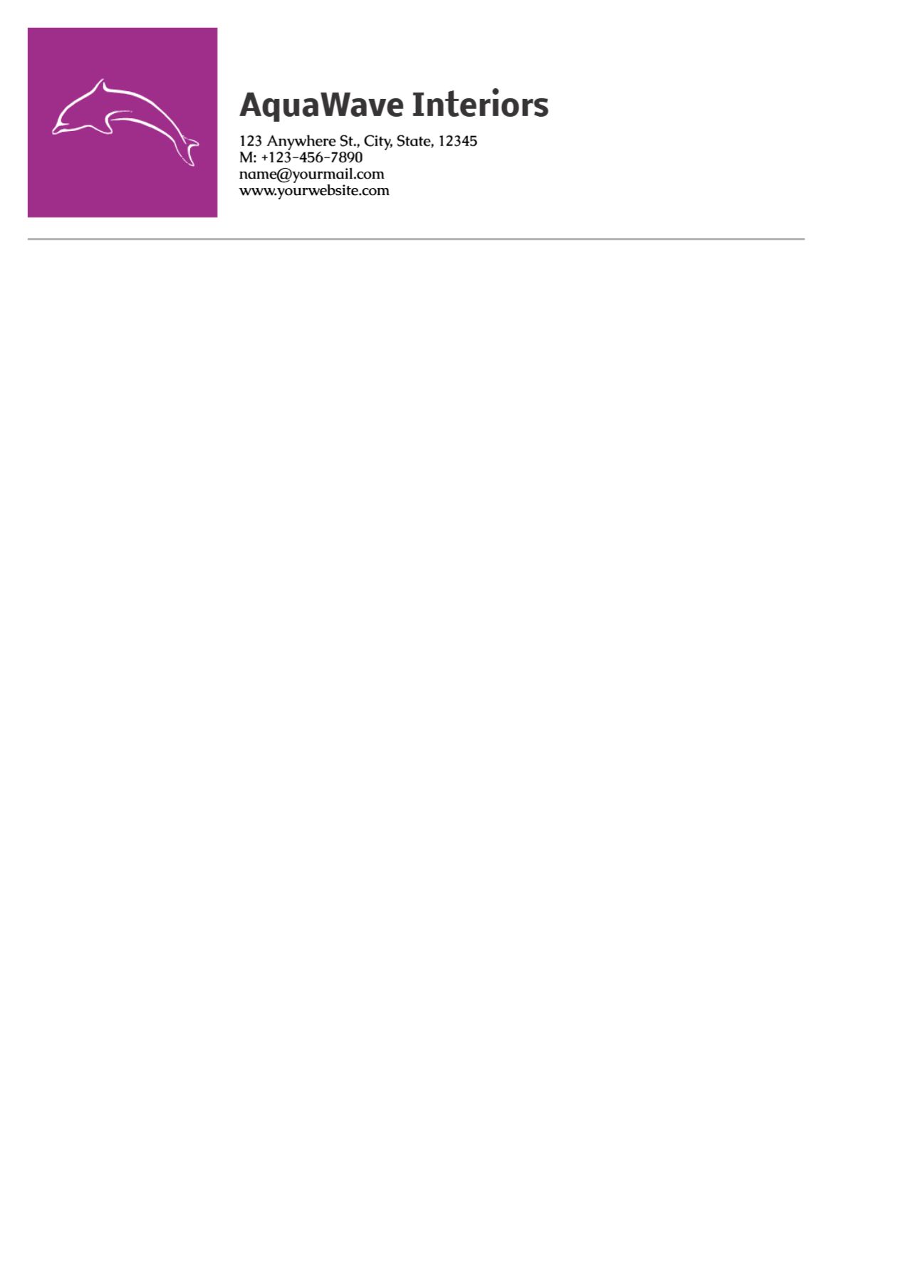 Basic Custom Letterhead Printing template preview 27