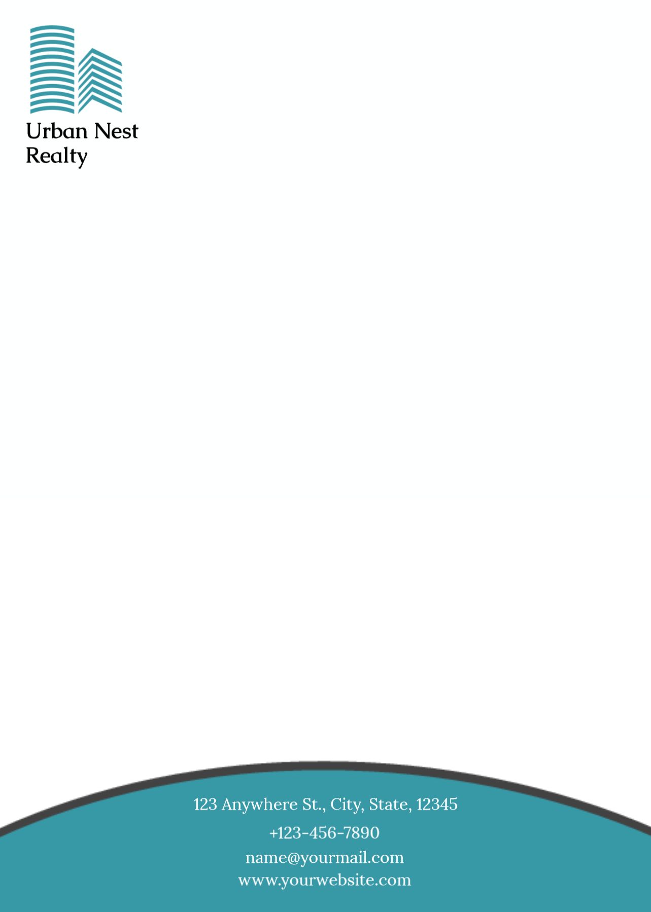 Real Estate Interior Design Custom Letterhead Printing template preview 27