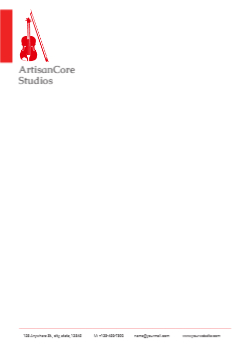 Basic Custom Letterhead Printing template preview 11