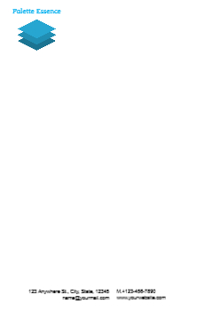 Illustrative Custom Letterhead Printing template preview 8