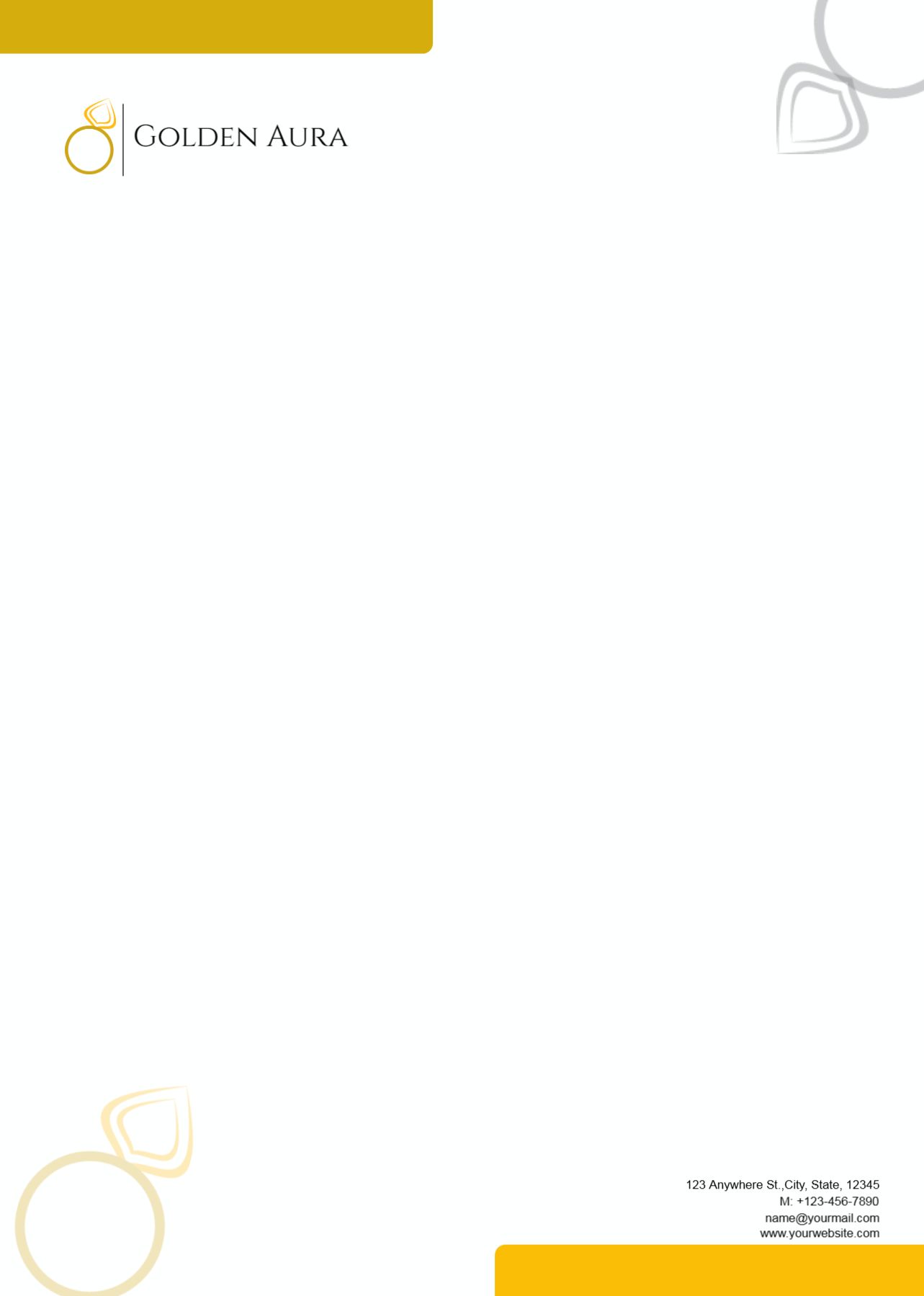 Retail Shop Stores Custom Letterhead Printing template preview 17