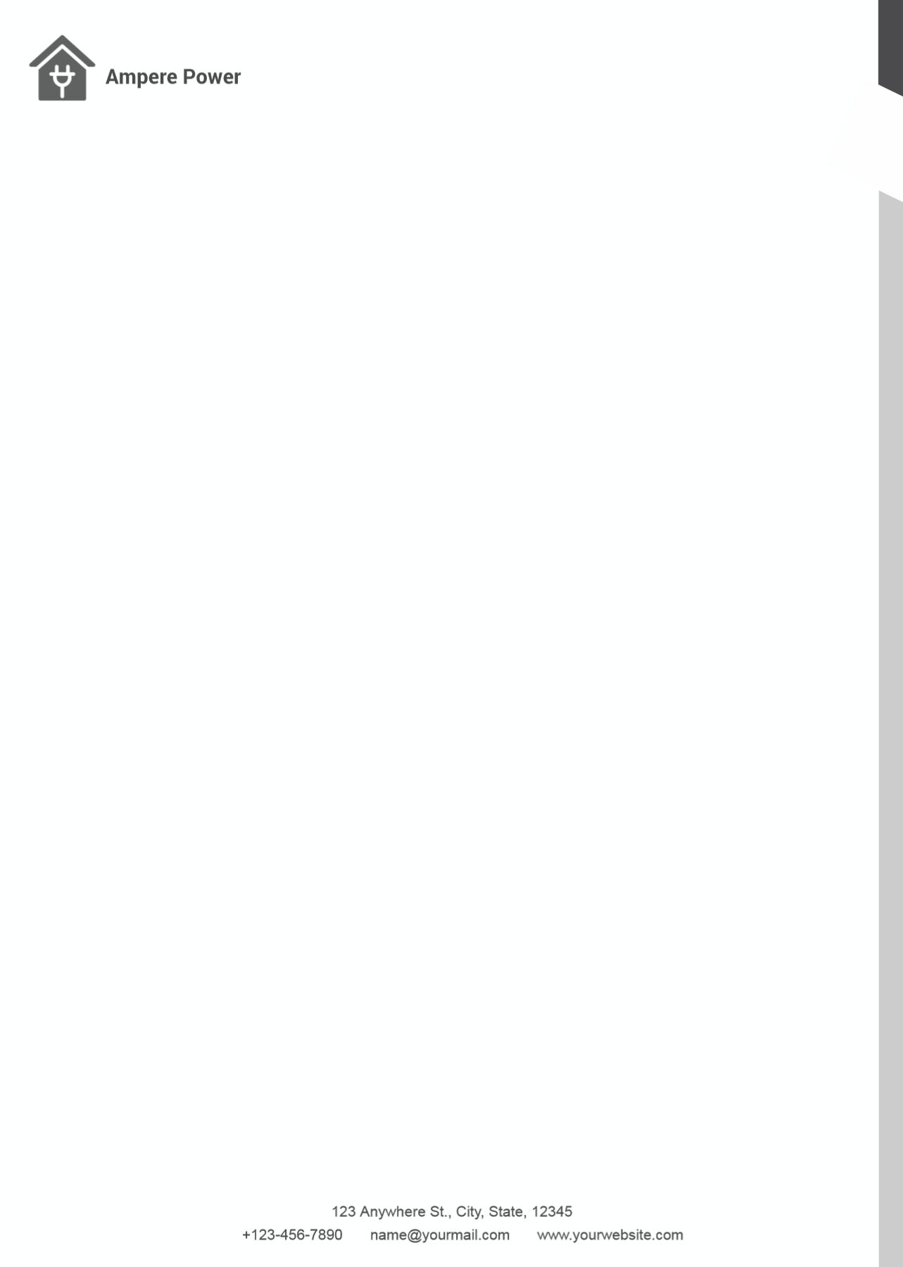Electronics Custom Letterhead Printing template preview 24