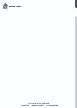 Electronics Custom Letterhead Printing template preview 9