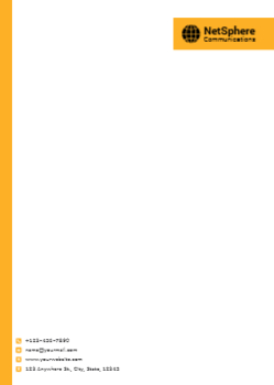 It And Internet Custom Letterhead Printing template preview 13