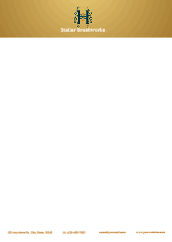 Illustrative Custom Letterhead Printing template preview 1