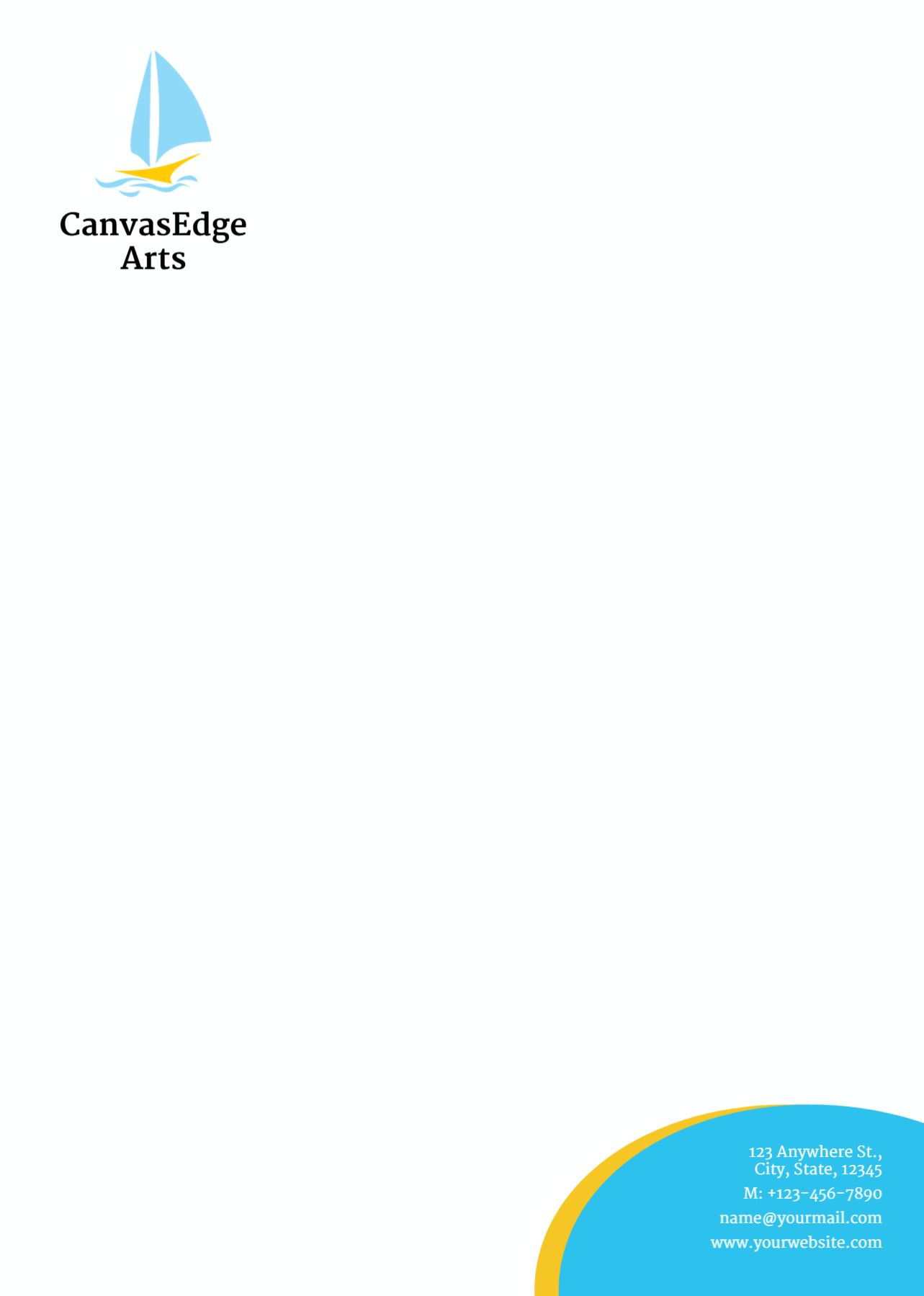 Custom Letterhead Printing template preview 28