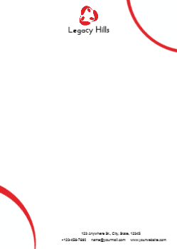 Lawyer Custom Letterhead Printing template preview 12