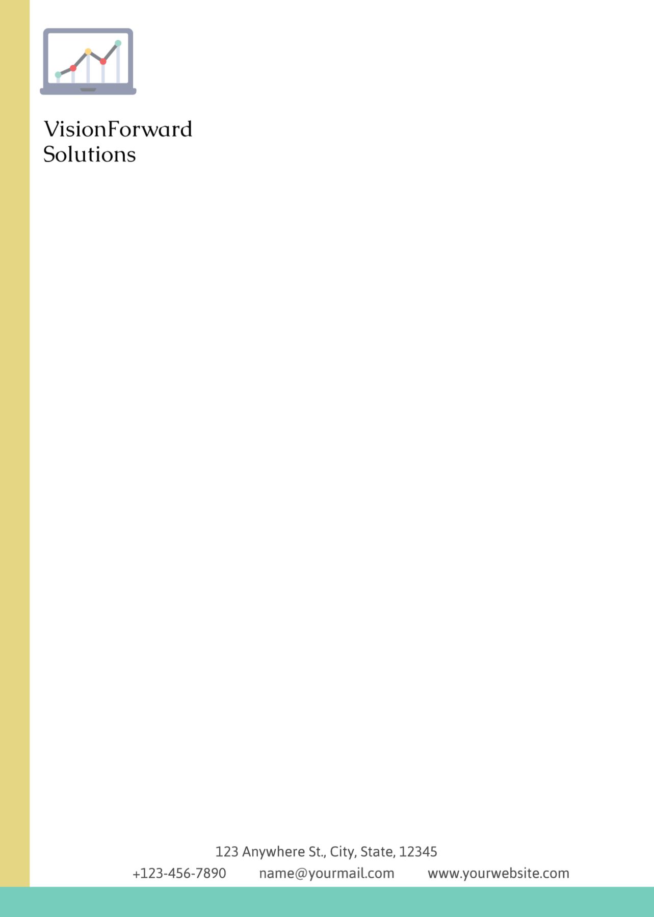 Computer Custom Letterhead Printing template preview 15