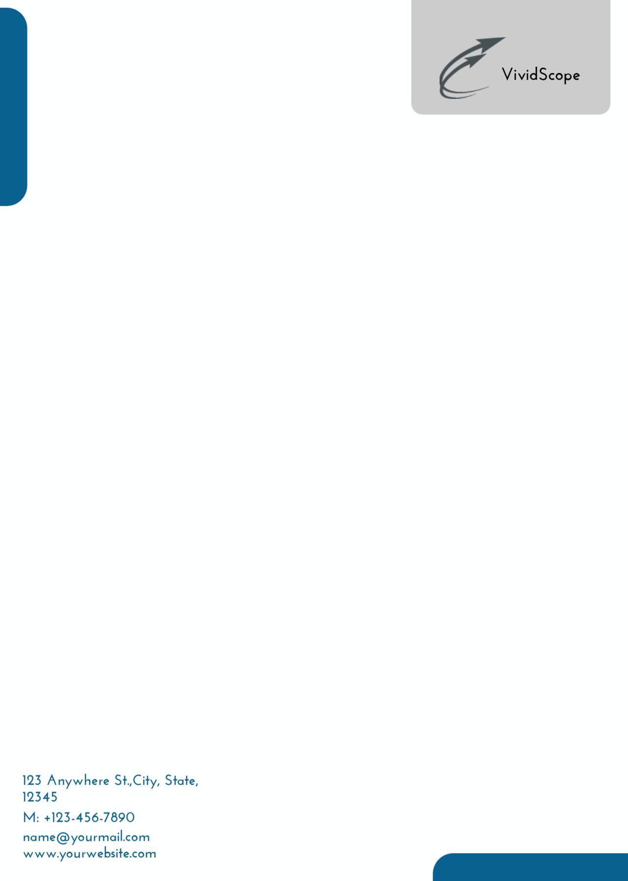 Marketing And Advertising Custom Letterhead Printing template preview 22