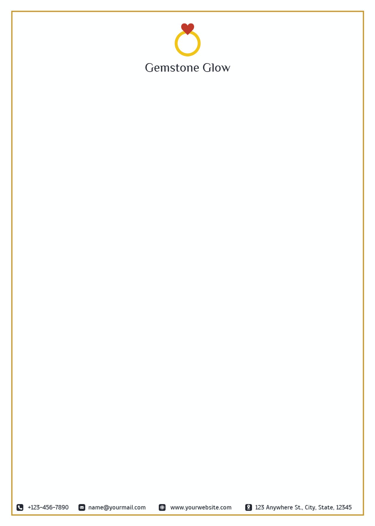 Fashion Custom Letterhead Printing template preview 22