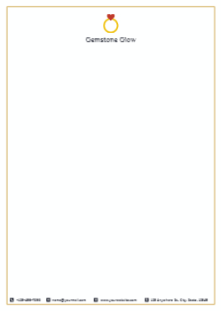 Fashion Custom Letterhead Printing template preview 7
