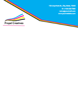 Marketing And Advertising Custom Letterhead Printing template preview 1