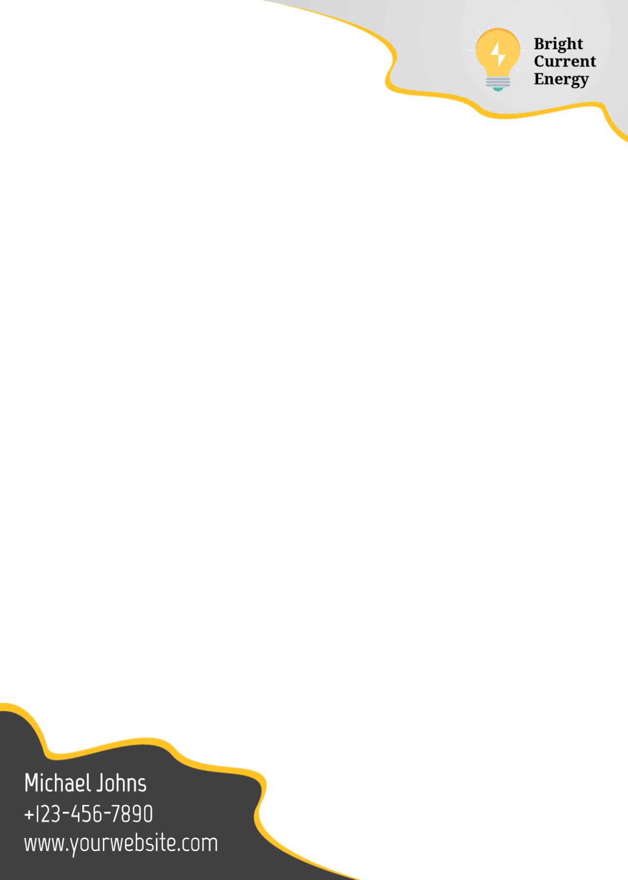 Electronics Custom Letterhead Printing template preview 16