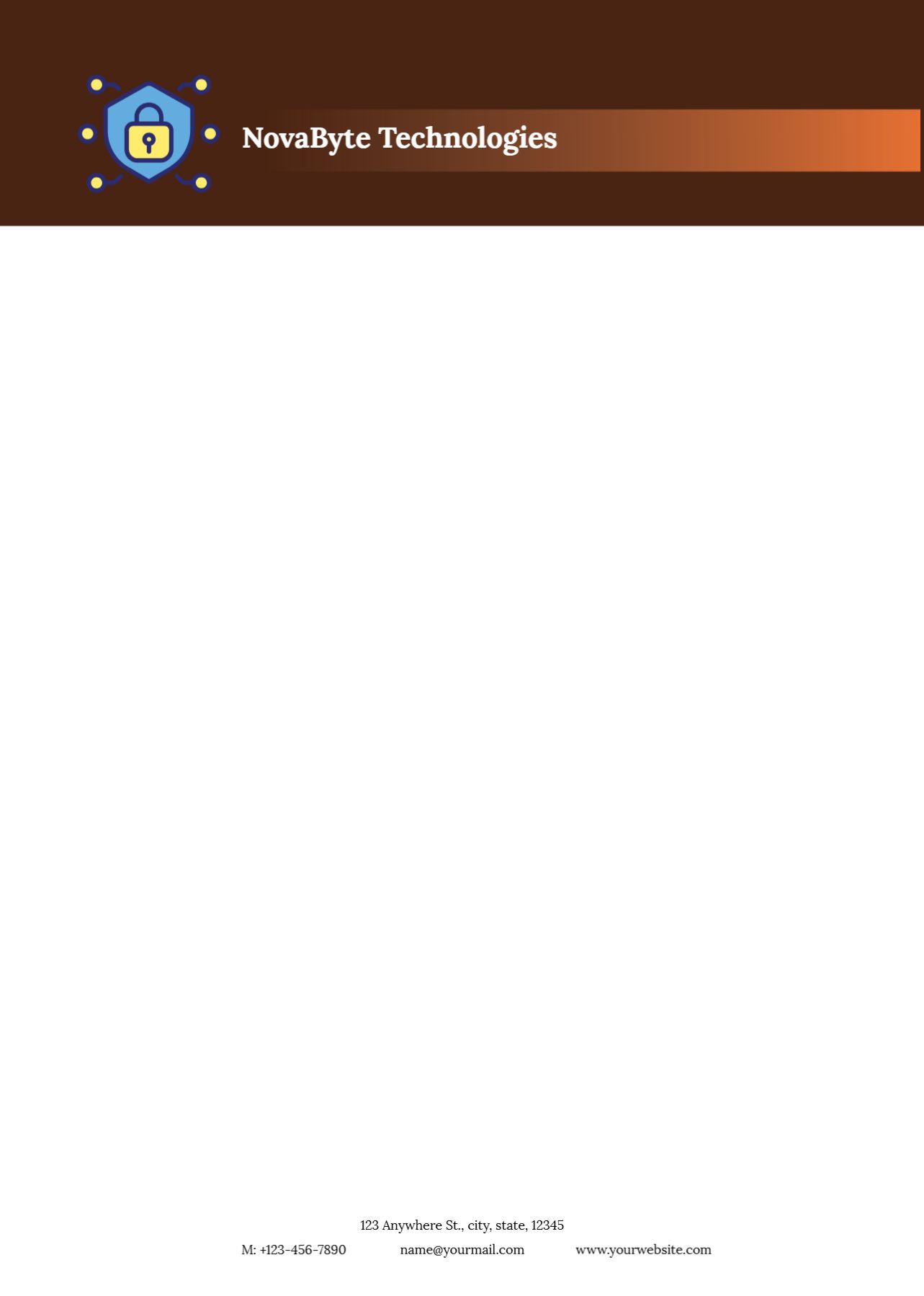 Basic Custom Letterhead Printing template preview 23