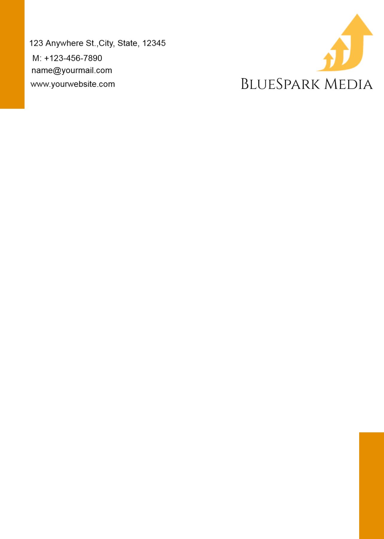 Marketing And Advertising Custom Letterhead Printing template preview 26