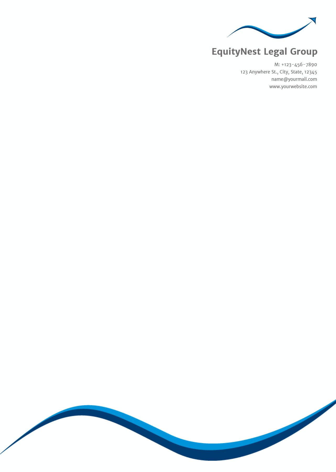 Finance Custom Letterhead Printing template preview 17