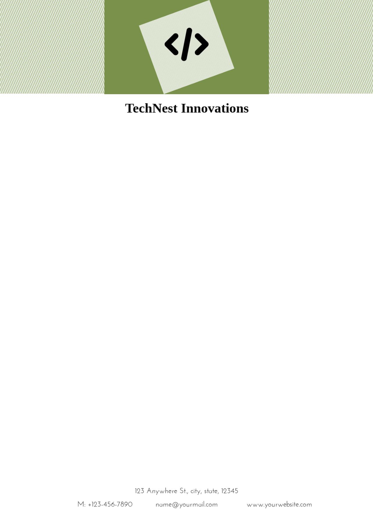 Basic Custom Letterhead Printing template preview 21