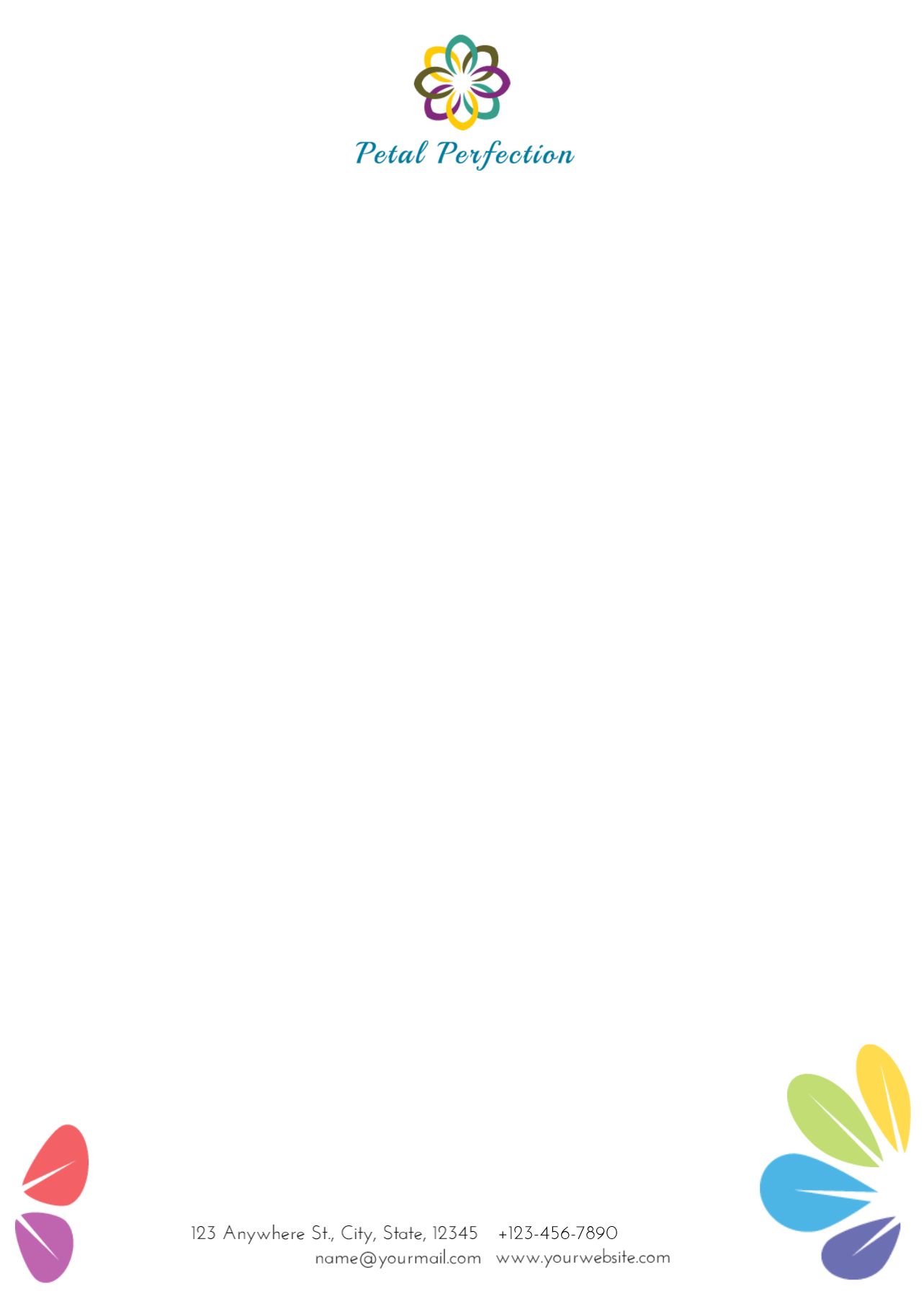 Management Custom Letterhead Printing template preview 21