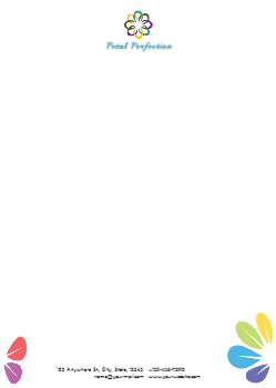 Management Custom Letterhead Printing template preview 6