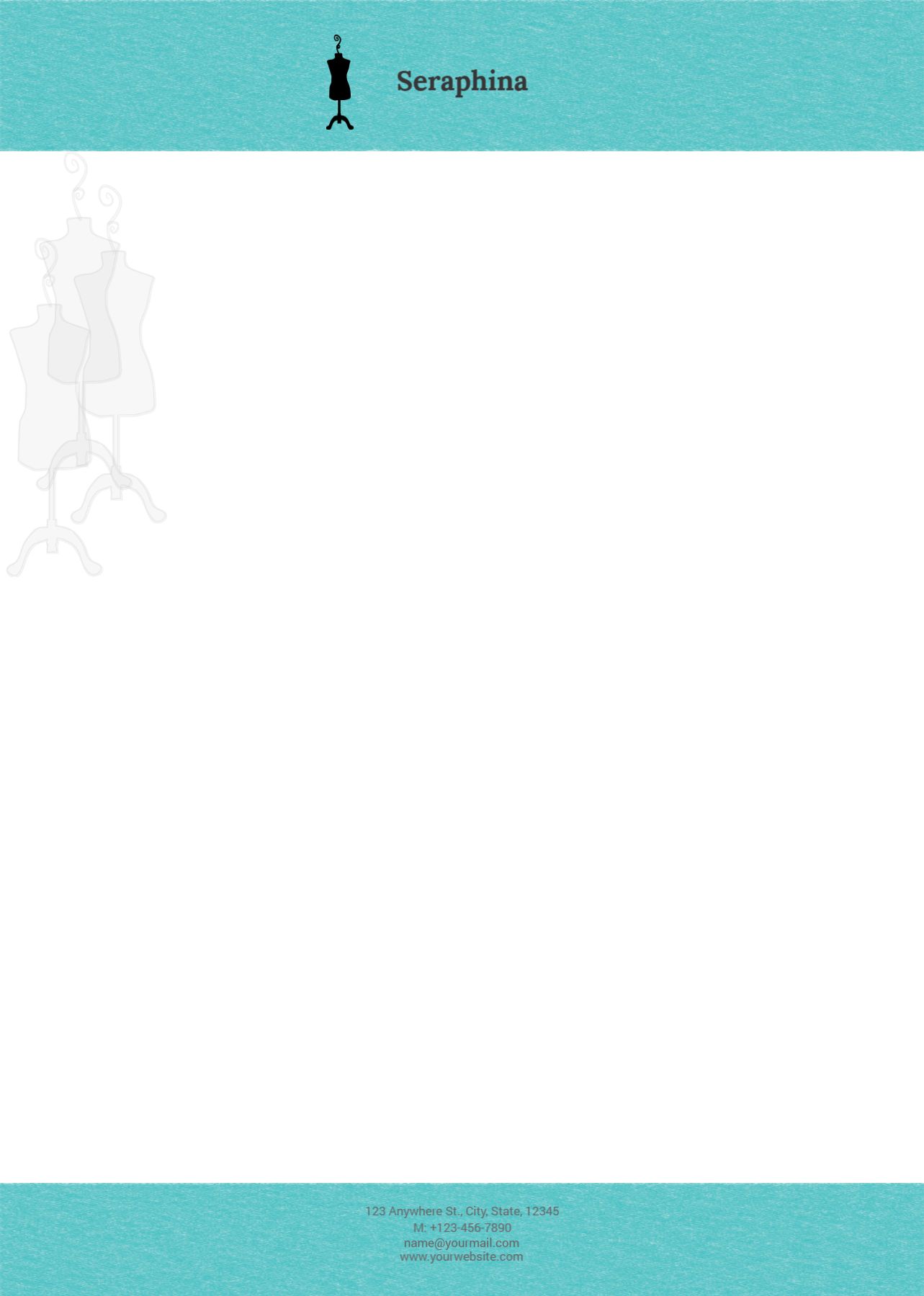 Fashion Custom Letterhead Printing template preview 21