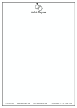 Entertainment Custom Letterhead Printing template preview 6