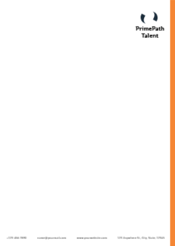 Human Resources Custom Letterhead Printing template preview 7