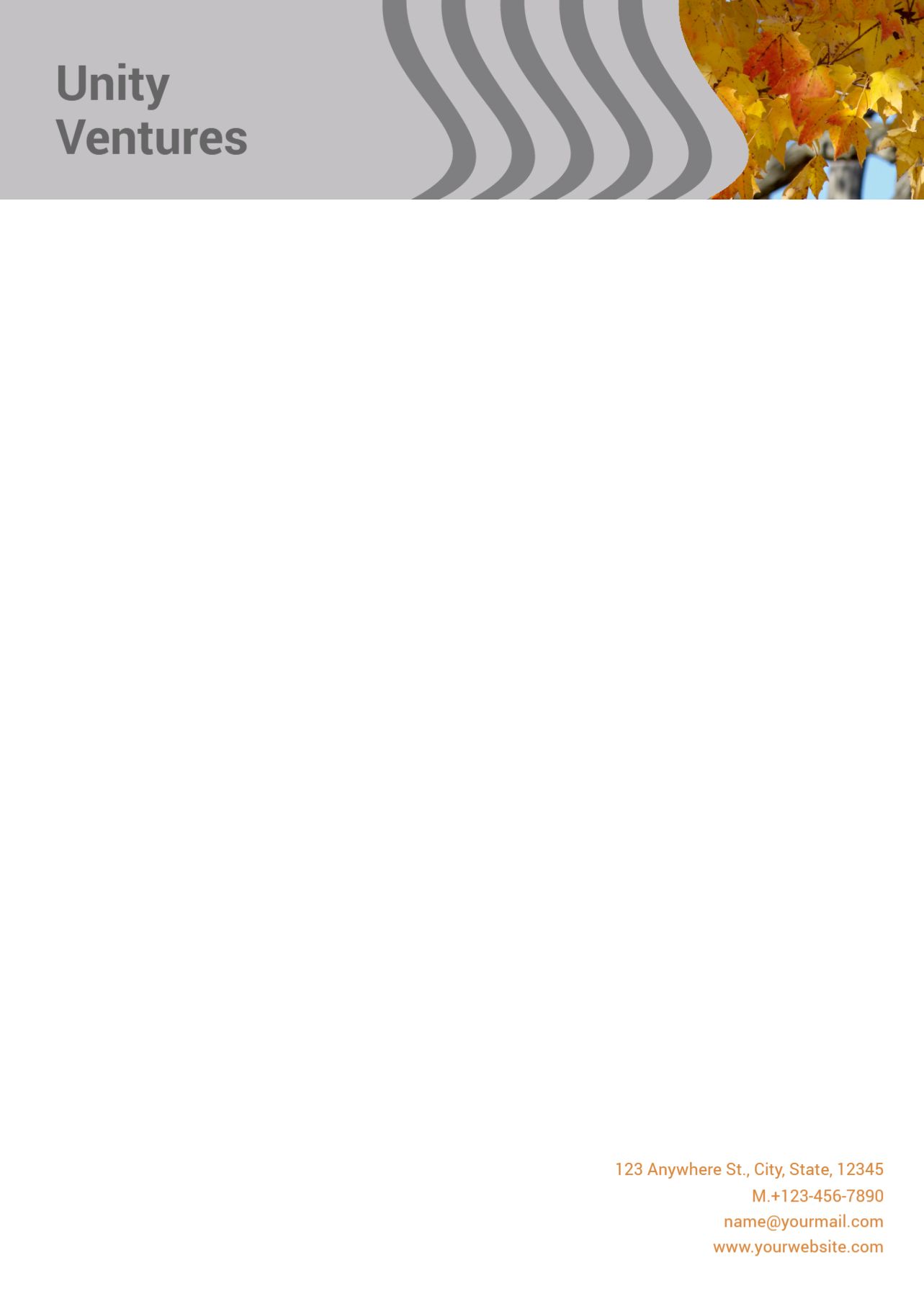 Stay In Touch Custom Letterhead Printing template preview 20