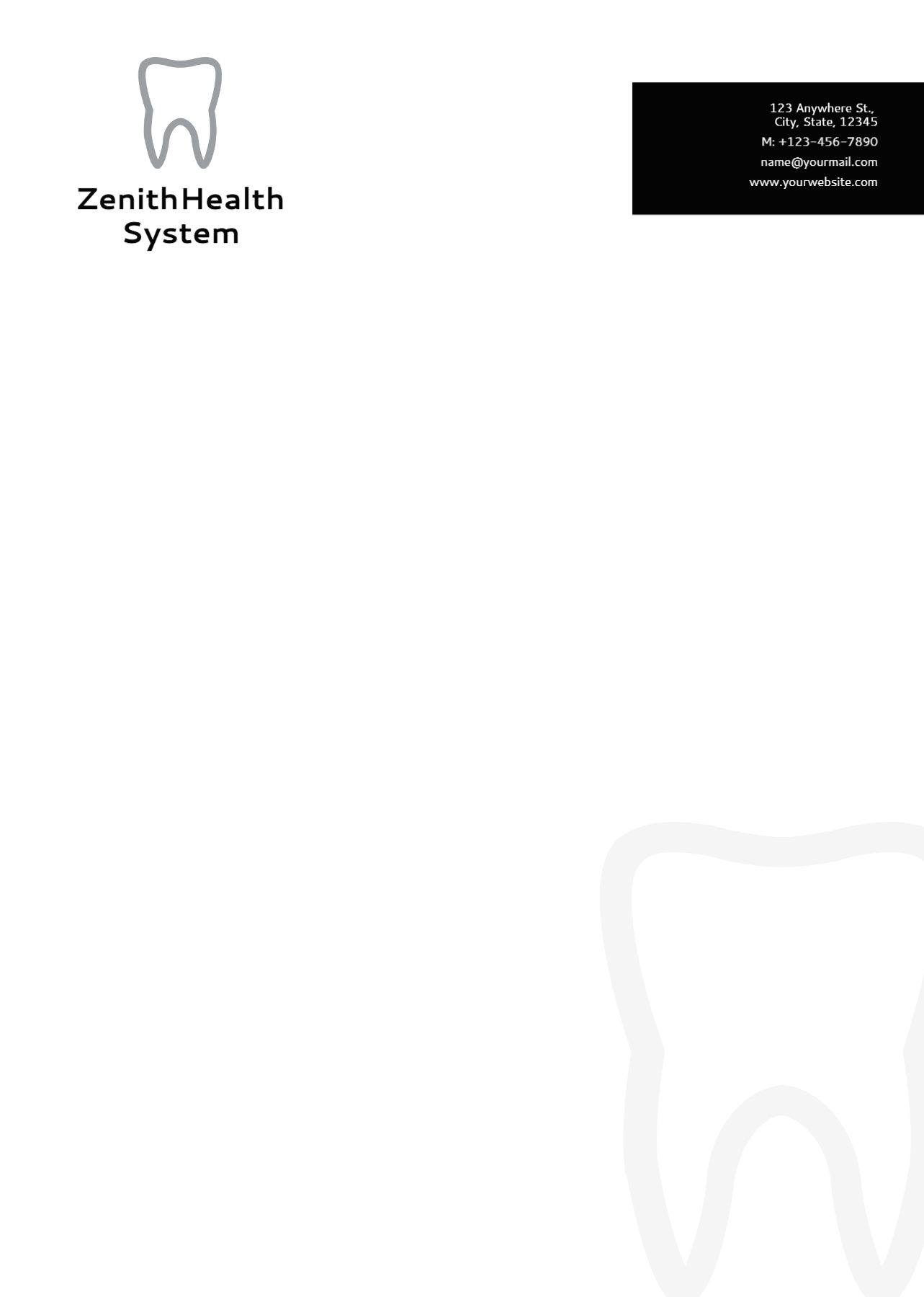 Health Care And Pharma Custom Letterhead Printing template preview 23