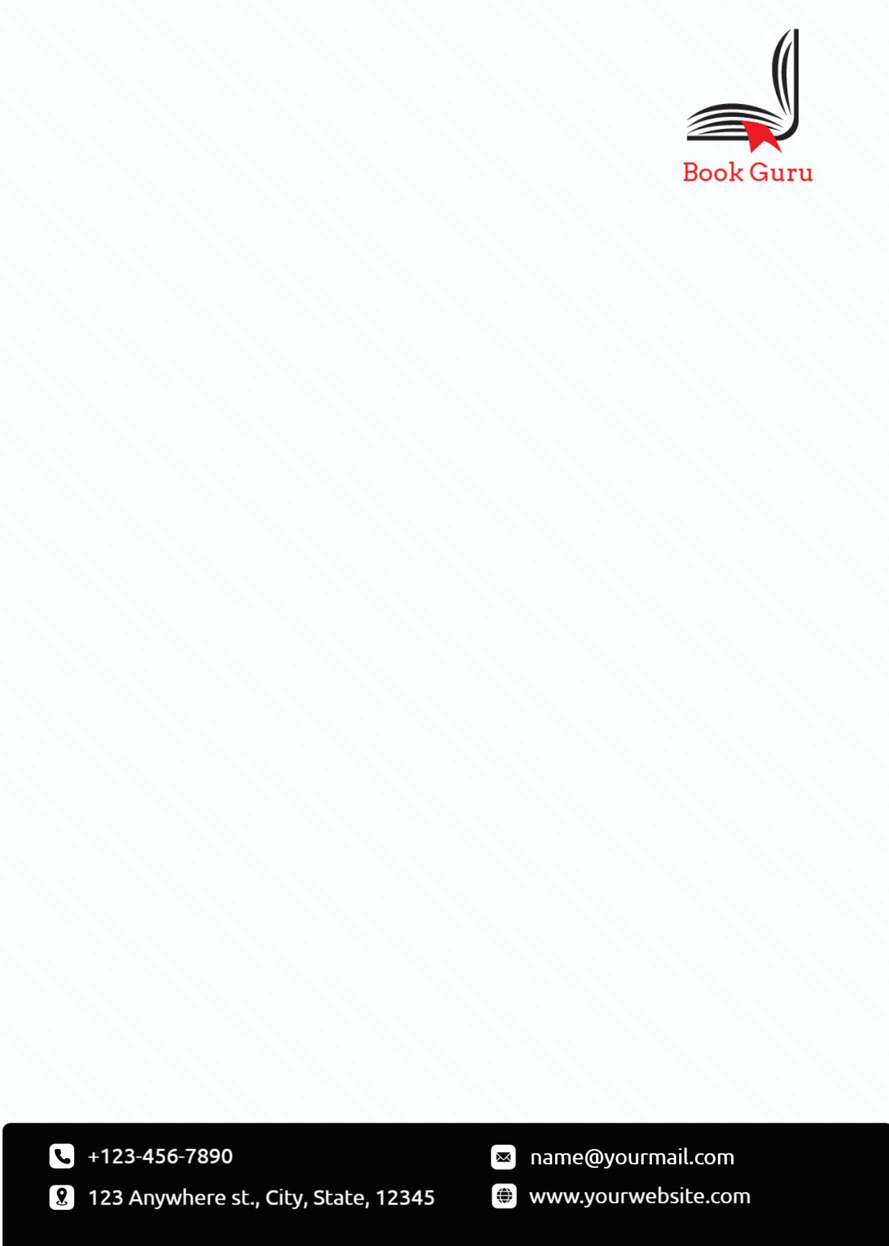 Custom Letterhead Printing template preview 25