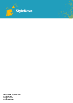 Retail Shop Stores Custom Letterhead Printing template preview 14